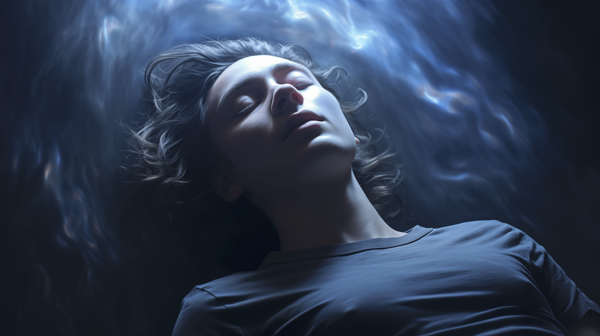 An image showing astral projection.
