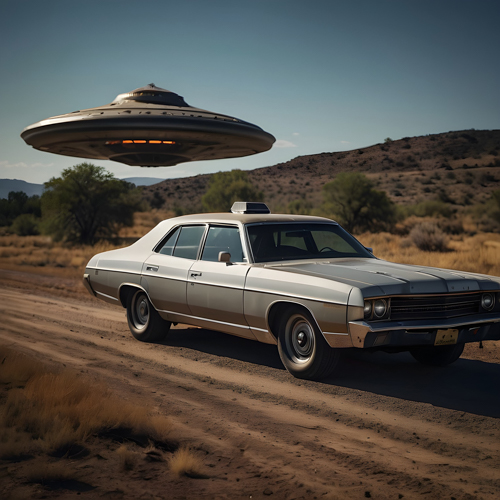 An image showing a UFO historical case.